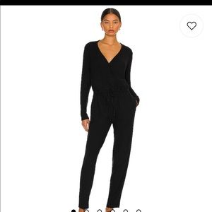 Enzo Costa Black peached jersey jumpsuit NWT REVOLVE